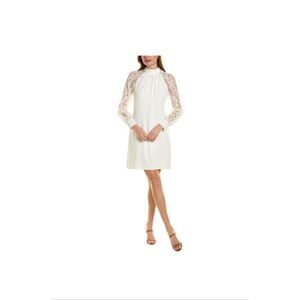 Adrianna Papell Womens Shift Dress, White Sz 12 NWT